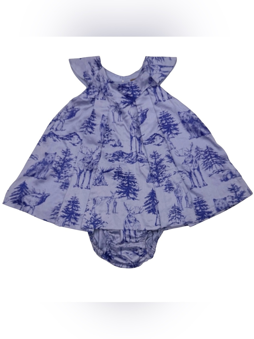 Tea Collection Forest Toile Dress and Bloomers